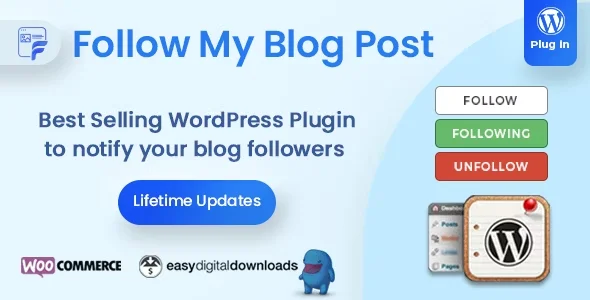 Follow My Blog Post - WordPress / WooCommerce Plugin