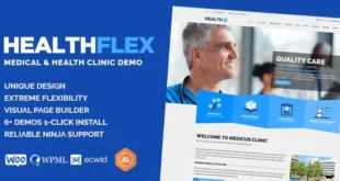 HEALTHFLEX - Doctor Medical Clinic & Health WordPress Theme