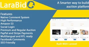 LaraBid - A Laravel PHP Auction Platform