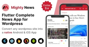 MightyNews - Flutter News App with Wordpress backend