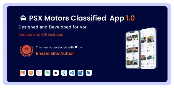 PSX Motors Classified App with Laravel Admin Panel ( 1.0 )