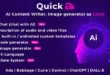 QuickAI OpenAI - ChatGPT - AI Writing Assistant and Content Creator as SaaS