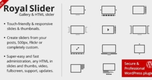 RoyalSlider - Touch Content Slider for WordPress