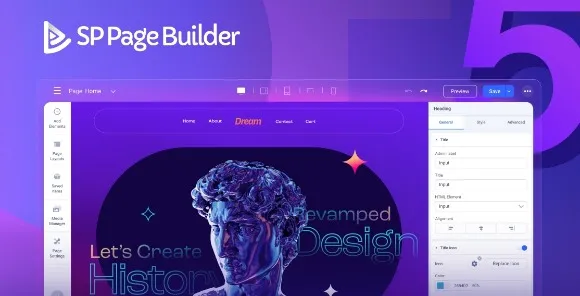 SP Page Builder Pro v5.0.1 Joomla Extension + Layouts