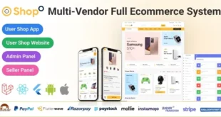 Shopo eCommerce - Multivendor eCommerce Flutter App with Admin Panel & Website