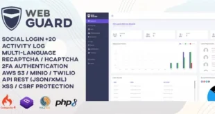 WebGuard - Advanced PHP Login and User Management