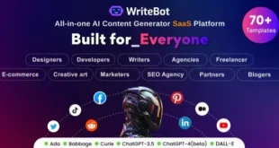 WriteBot - AI Content Generator SaaS Platform