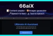 66aix - AI Content, Chat Bot, Images Generator & Speech to Text (SAAS)