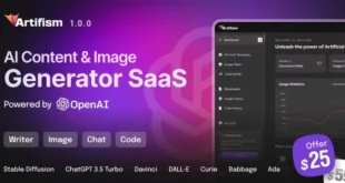 Artifism - AI Content & Image Generator SaaS