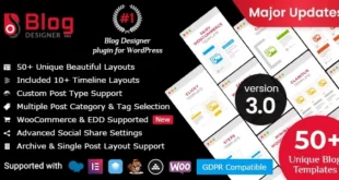 Blog Designer PRO for WordPress