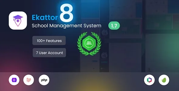 Ekattor 8 School Management System (SAAS)