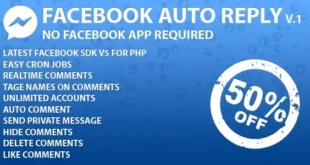 Facebook Auto Reply V.2.0.1 (SAAS Ready)