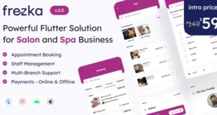 Frezka - All-in-one Salon & Spa Business Solution in Flutter + Laravel