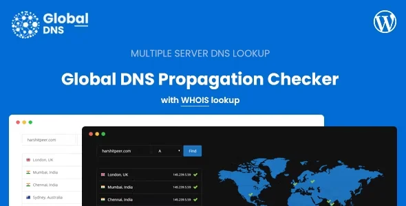 Global DNS - DNS Propagation Checker - WHOIS Lookup - WP