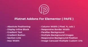 Piotnet Addons for Elementor Pro v7.1.7 Nulled Plugin