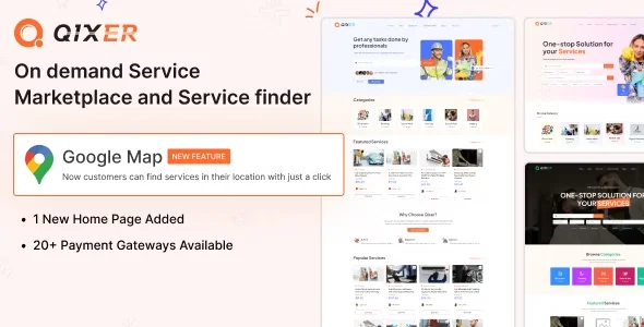 Qixer - Multi-Vendor On demand Service Marketplace and Service Finder