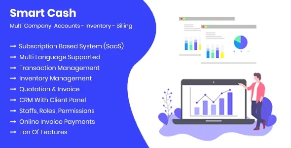 Smart Cash - Multi Company Accounts Billing & Inventory(SaaS)