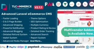 TLCommerce | Laravel & VueJS Powered Ecommerce CMS with PWA