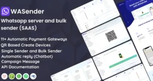 WASender - Whatsapp server and bulk sender (SAAS)