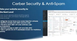 WP Cerber Security PRO v9.5.5 Nulled – WordPress Plugin