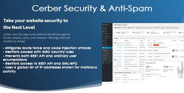 WP Cerber Security PRO v9.5.5 Nulled – WordPress Plugin