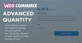 Số lượng nâng cao WooC Commerce v3.0.6