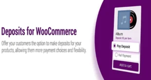 WooCommerce Deposits v2.1.8 – WordPress Plugin