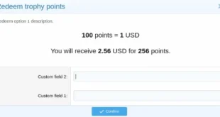 XenForo Point Redeem v1.0.3 Addon