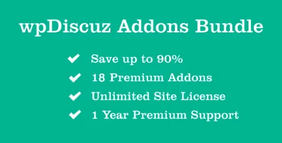 wpDiscuz Premium Extensions Bundle v7.6.3 Nulled – WordPress Plugin