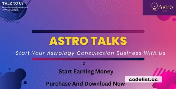 AstroTalks v1.0 – Astrology Consultation Script