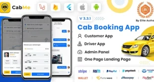 CabME - Flutter Complete Taxi Booking Solution