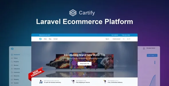 Cartify - Laravel Ecommerce Platform with Tailwind CSS