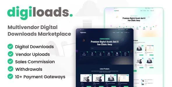 Digiloads - Multivendor Digital Downloads Marketplace