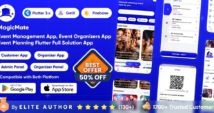 MagicMate - Multivendor Ticket Booking Management App | Event Ticket Booking App | Full Solution