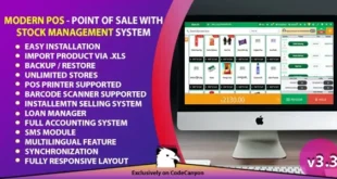 Modern POS - Point of Sale with Stock Management System