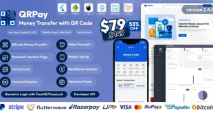 QRPay - Money Transfer with QR Code Full Solution