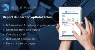 Report Builder add-on for wpDataTables - Generate Word DOCX and Excel XLSX documents