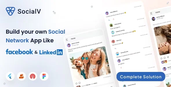 SocialV - Social Network Flutter App with BuddyPress (WordPress) Backend