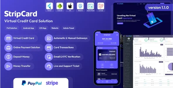 StripCard - Virtual Credit Card Solution