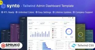 Synto – Tailwind HTML Admin Dashboard Template