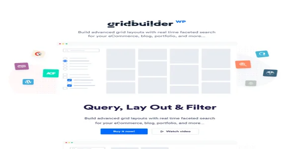 WP Grid Builder v1.7.9 Nulled – Build Advanced Grid Layouts WordPress Plugin + Addons