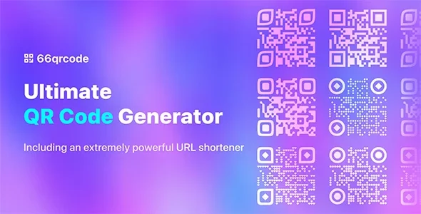 66qrcode v17.0.0 Nulled – Tạo mã QR và rút ngắn URL (SAAS)