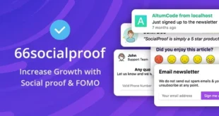 66socialproof v29.0.0 Nulled – Bằng chứng xã hội và tiện ích FOMO (SAAS)