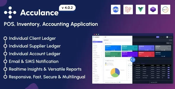 Acculance v4.0.2 Nulled – Ứng dụng POS, Kho, Kế toán