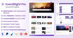 EventRight Pro v1.11.0 Nulled – Hệ thống quản lý & bán vé