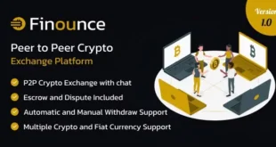 Finounce v1.0 Nulled – Tập lệnh nền tảng trao đổi tiền điện tử