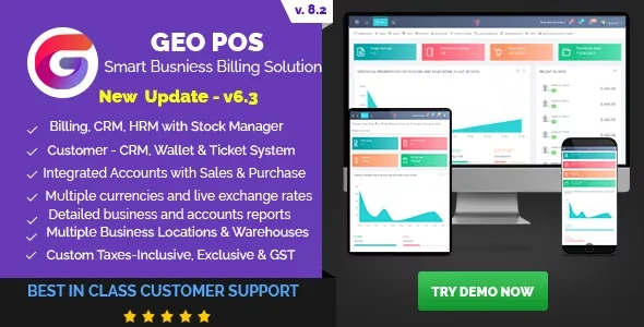 Geo POS v8.2 Nulled – Ứng dụng điểm bán hàng