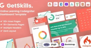 GetSkills v1.0 – Mẫu bảng điều khiển dành cho quản trị viên