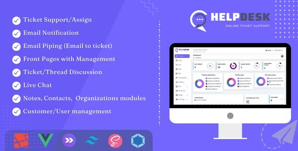 HelpDesk v3.6 Nulled – Hệ thống bán vé trực tuyến