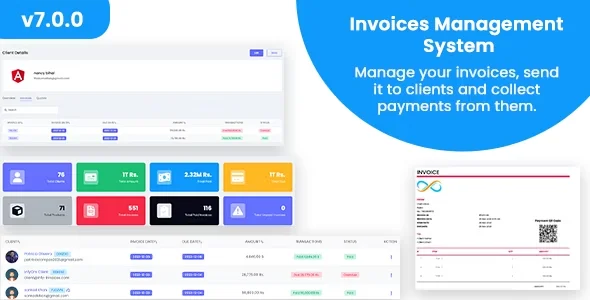 InfyInvoices v7.0.0 - Quản lý hóa đơn